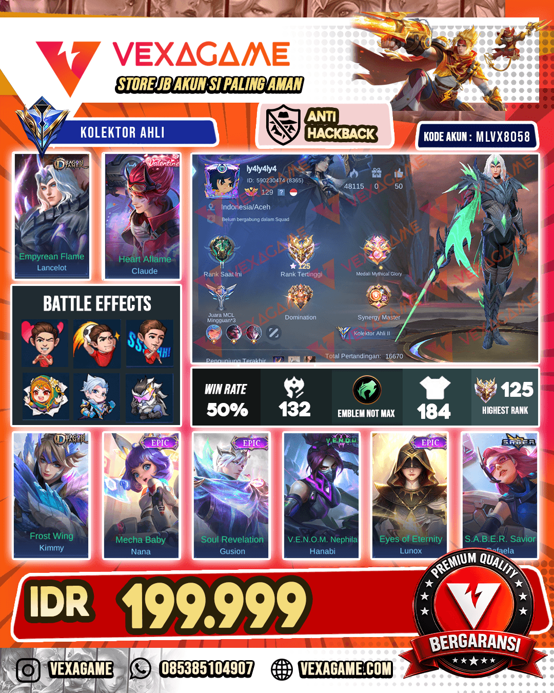 Lancelot Dragon Tamer X Claude Valentine | Ex Immortal