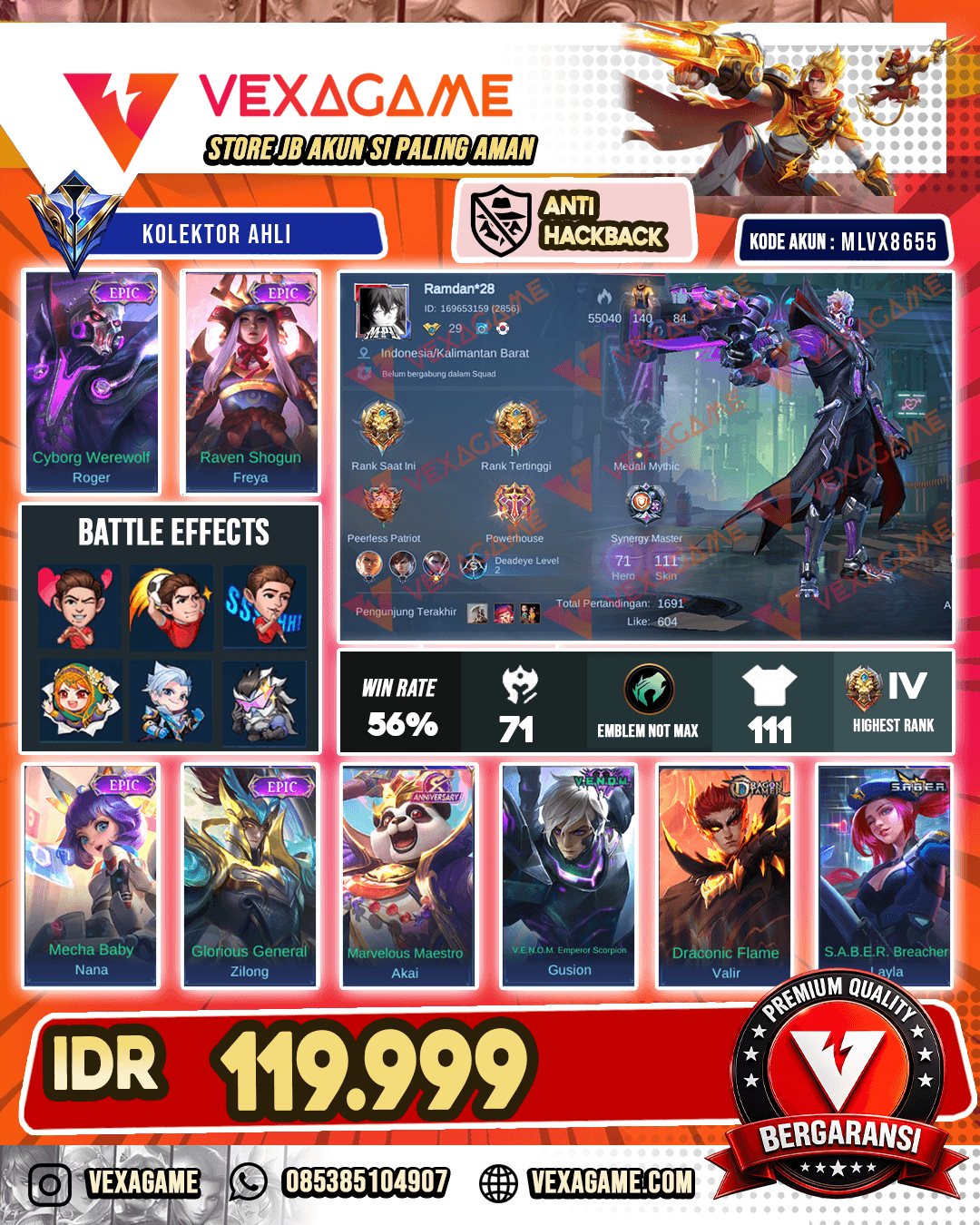 Roger Epic | Freya Epic