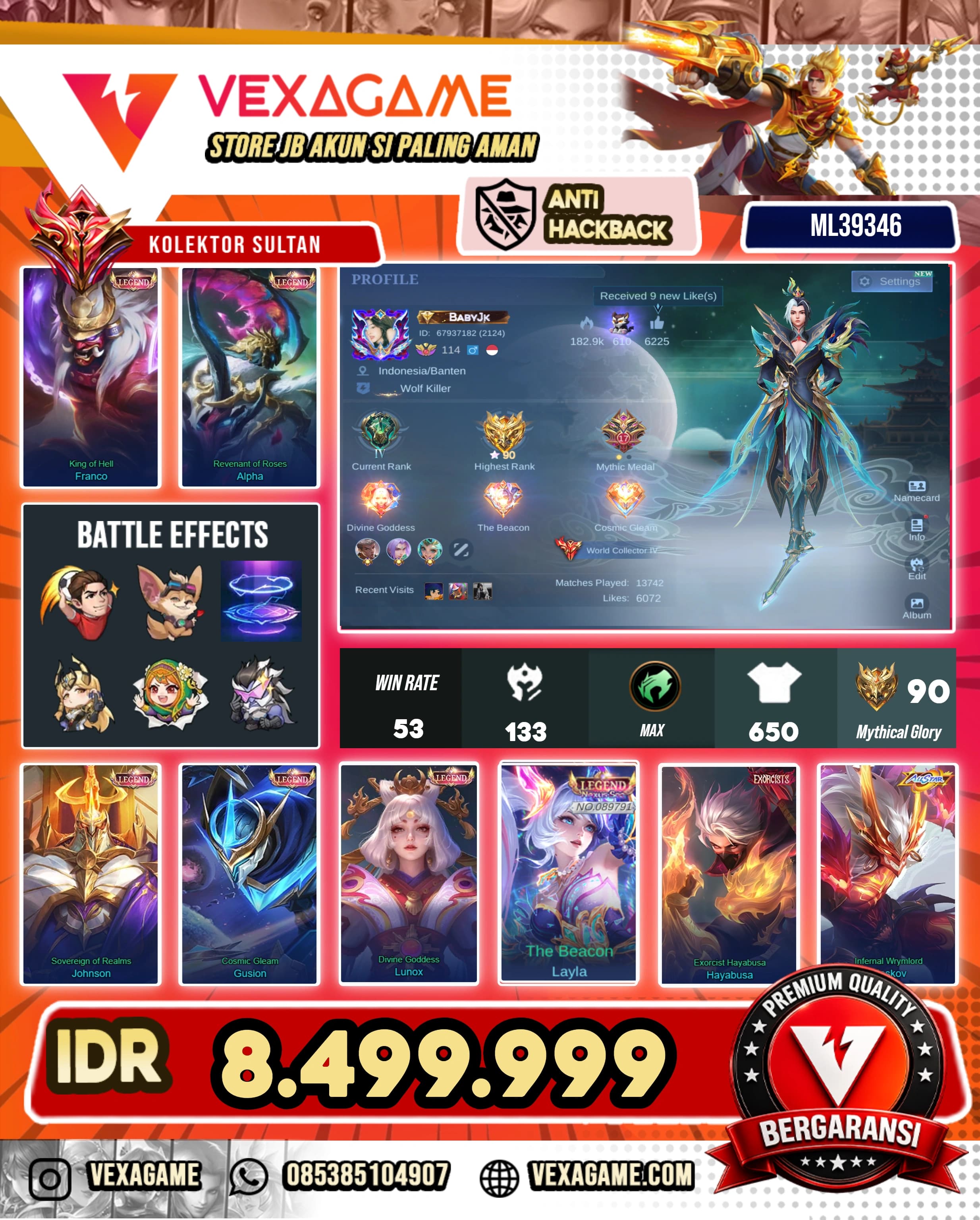 6 Legend |33 Grand | 30 Equisite | Irithel Ducati | | Tas Tas On