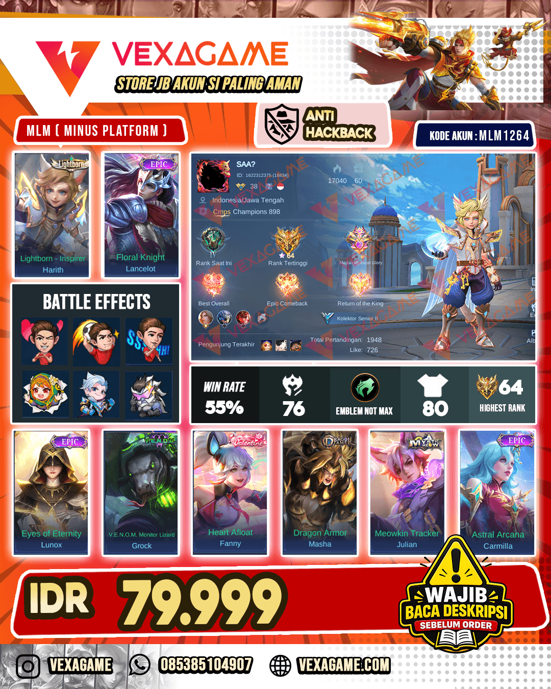 Harith Lightborn X Lancelot Epic