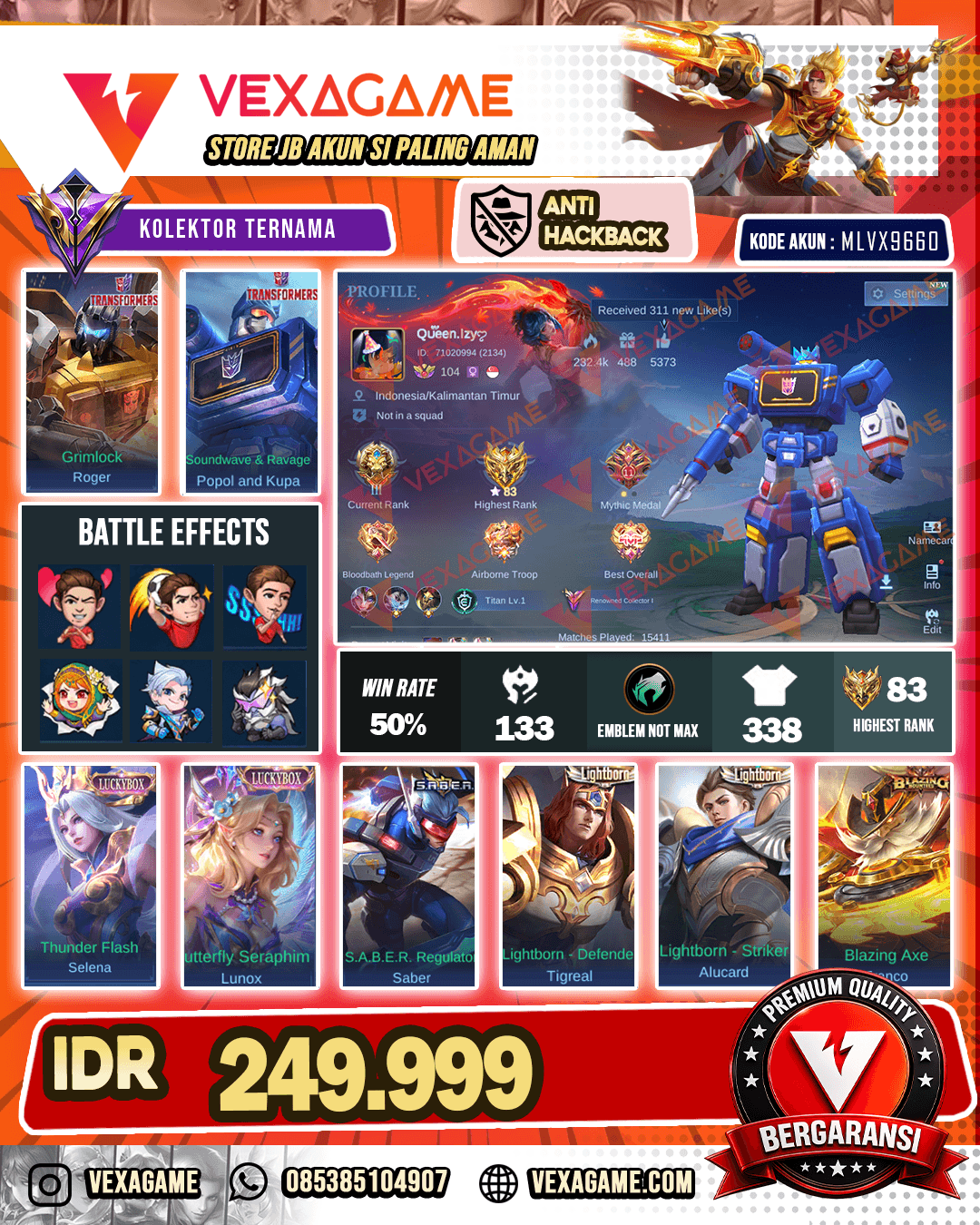 Roger Transformers | Popol Kupa Transformers | 2 Luckybox