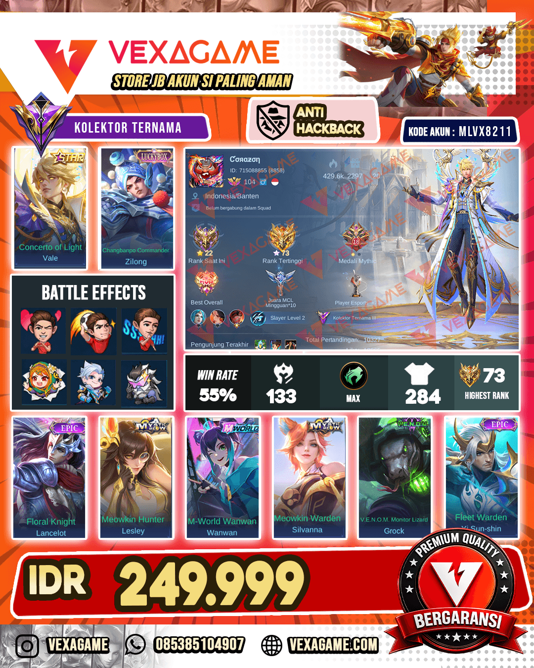 Vale Annual Starlight X Zilong Luckybox