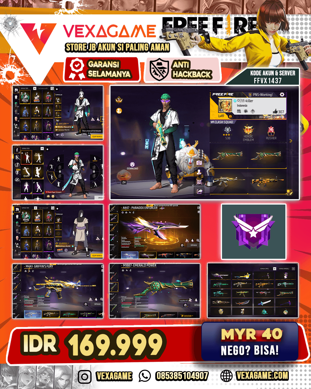 SG TROMPET | AK47 PARADOX | M4A1 GRIFFIN'S FURY | VAULT OTW 100