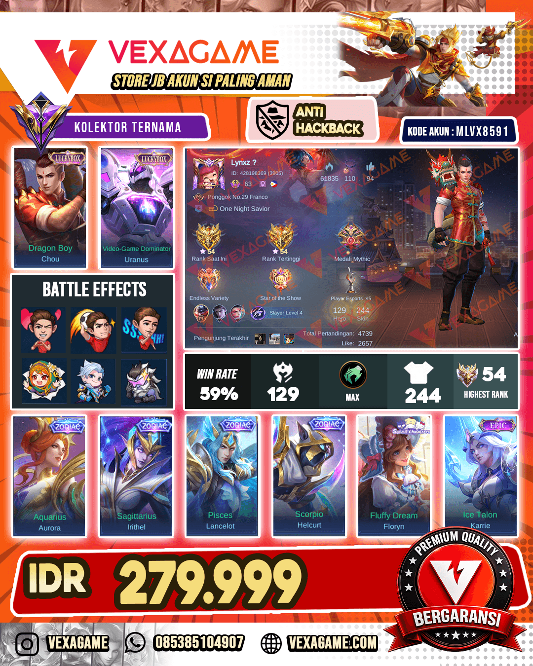 Chou Luckybox | Uranus Luckybox | Recal TLPH