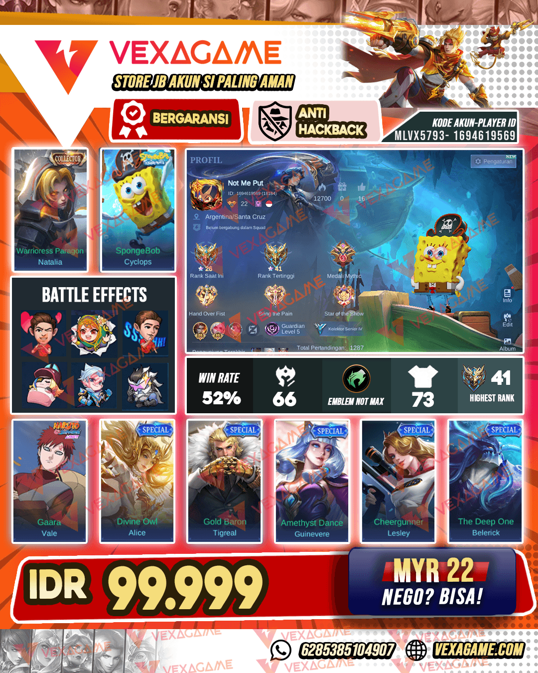 Cyclops Sponsbob | Vale Gara