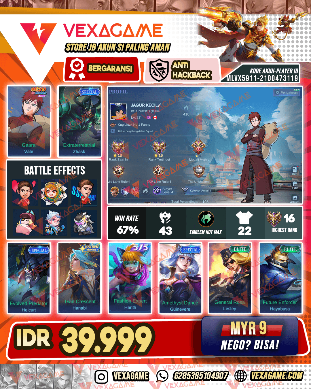 Akun Murah Harga Pelajar