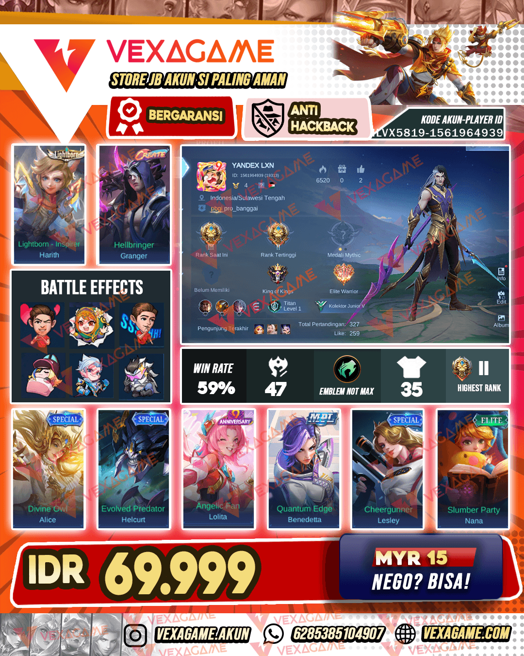 Akun Murah Harga Pelajar