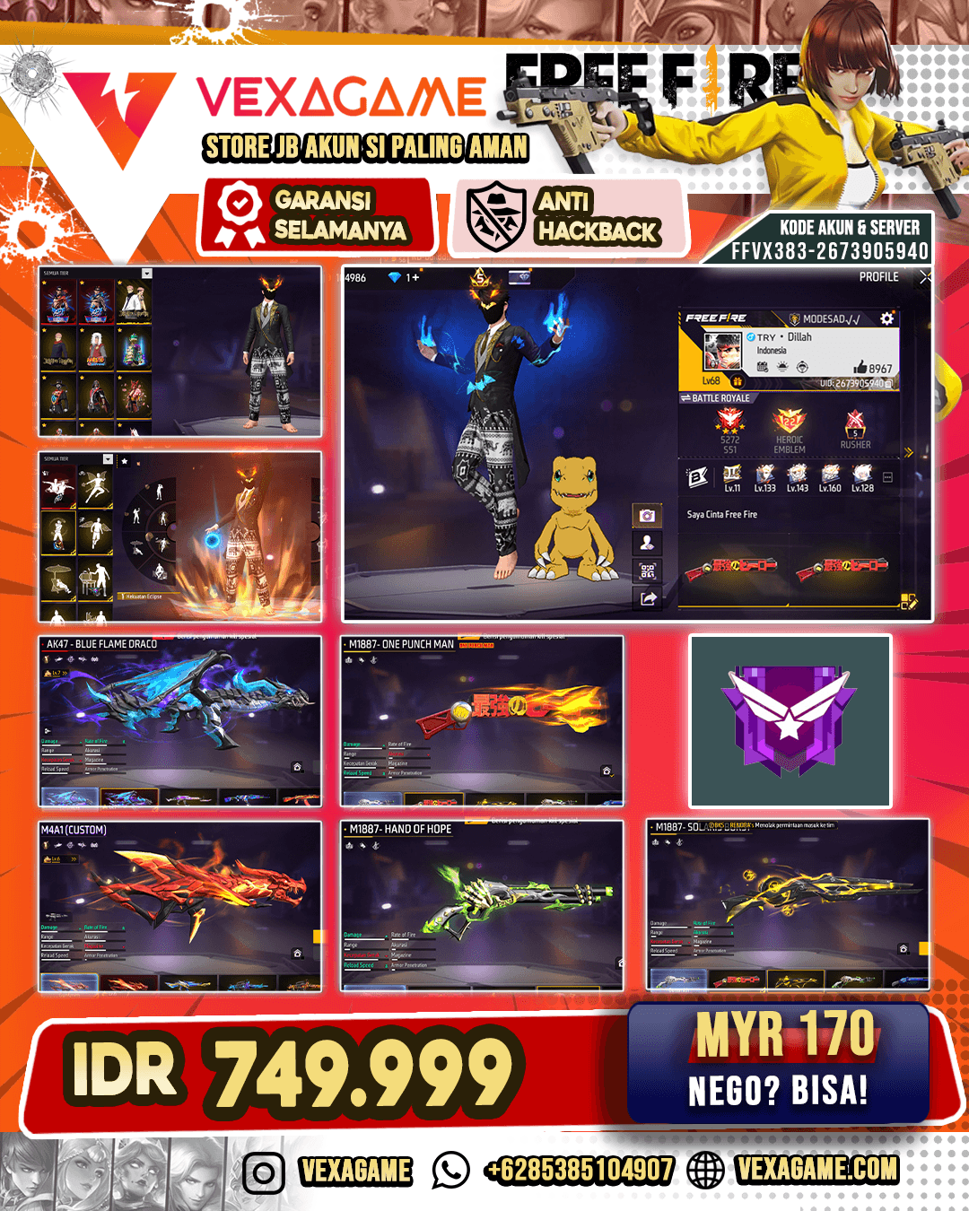 2 EVO 1 MAX 1 OTW MAX | SG OPM + Solaris + Lumut | Vault Gagah OTW 500 | Animasi Lobby ON | Look Changer ON