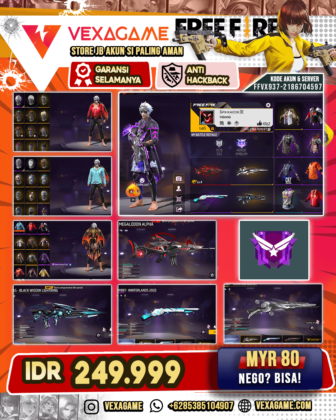 1 EVO | M1887 TERRANO BURST | VAULT 250++