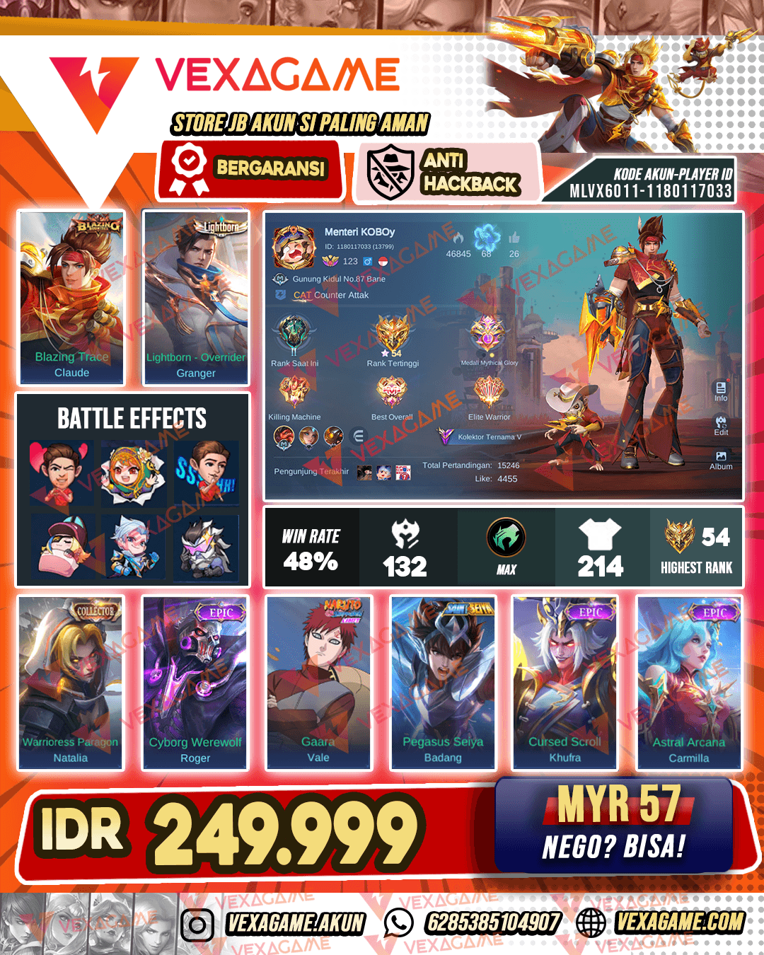 Claude Blazing X Granger Lightborn | Emblem MAX & Hero MAX