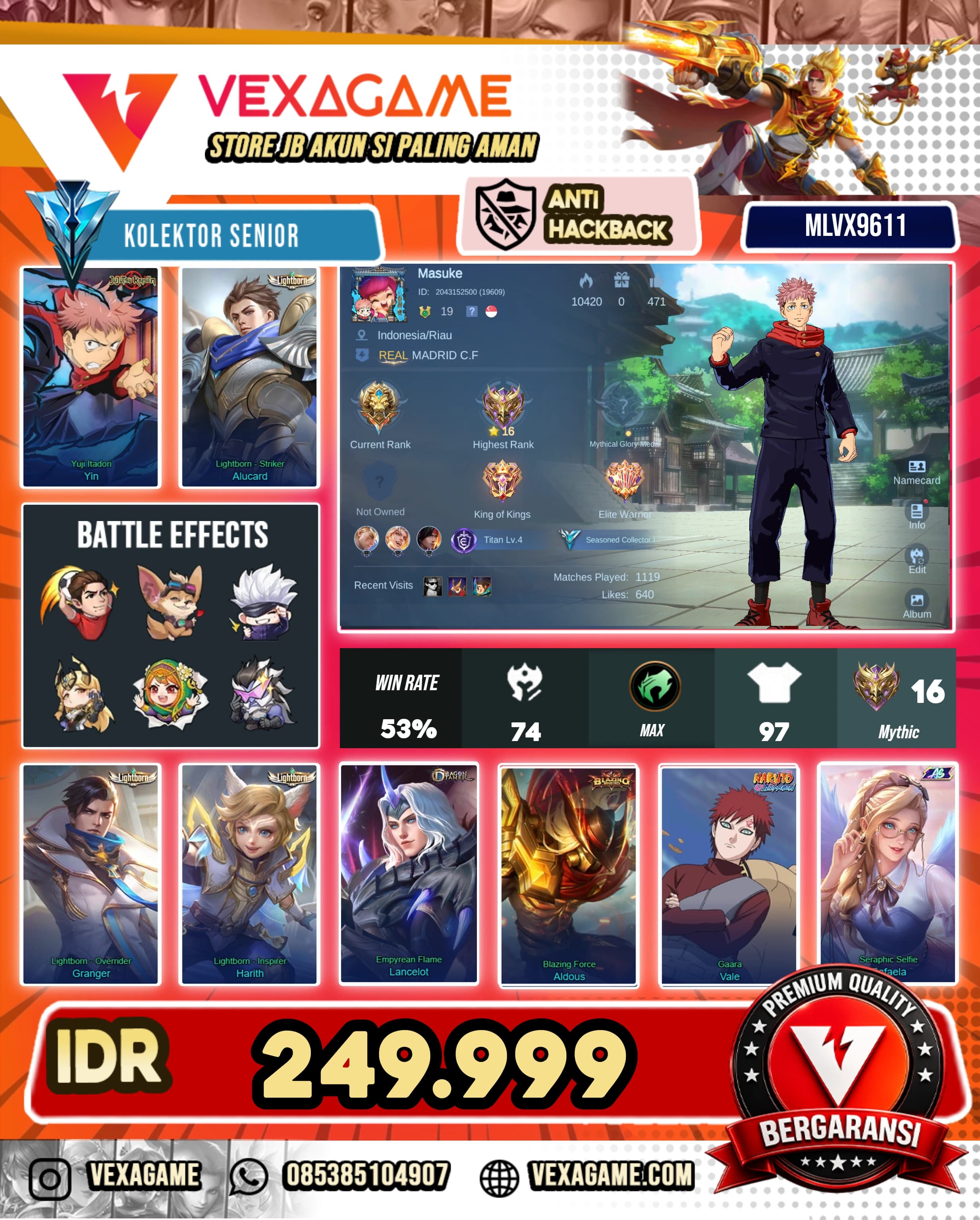 Yin JJK | Lancelot Dragon Tamer