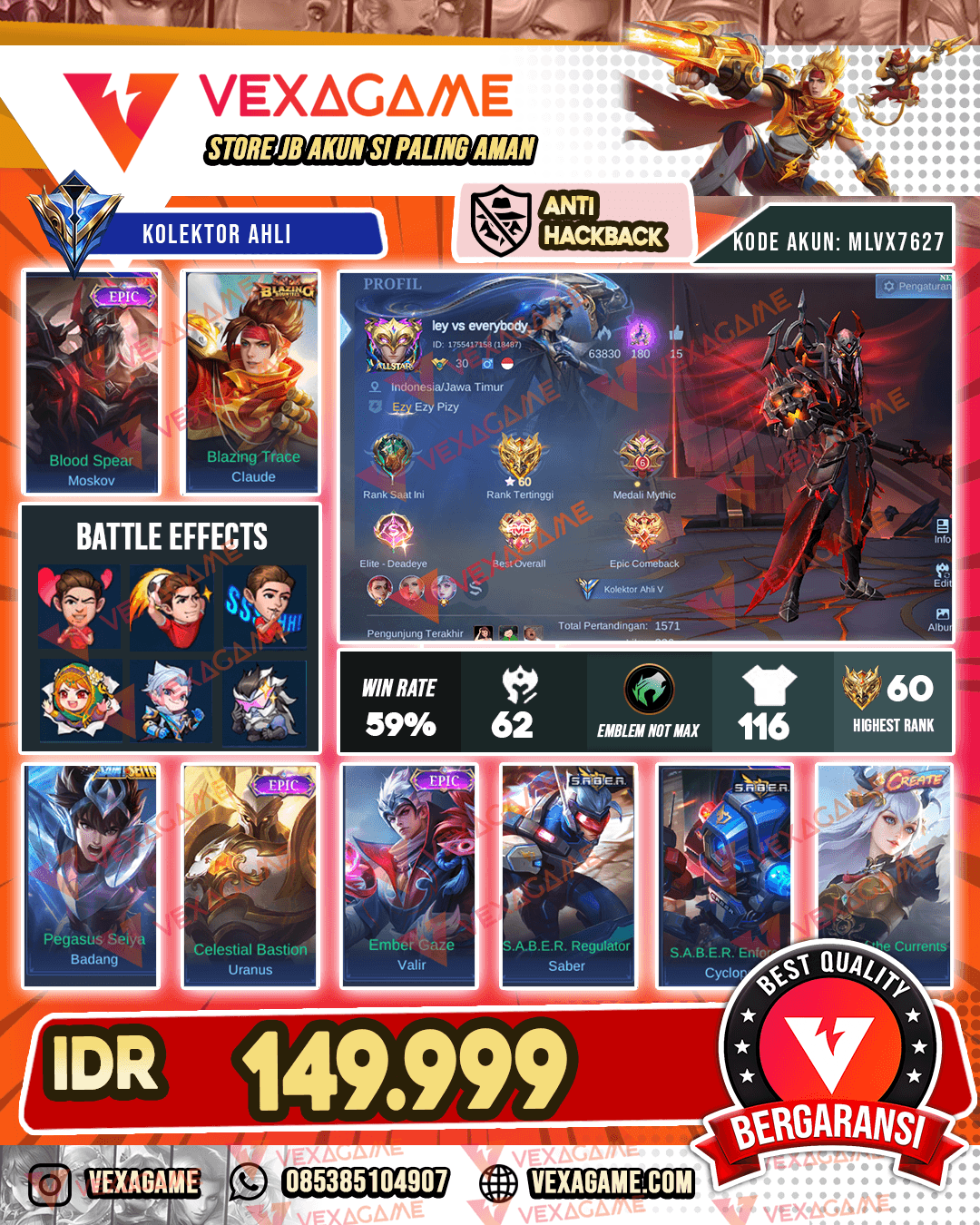 Moskov Epic | Claude Blazing