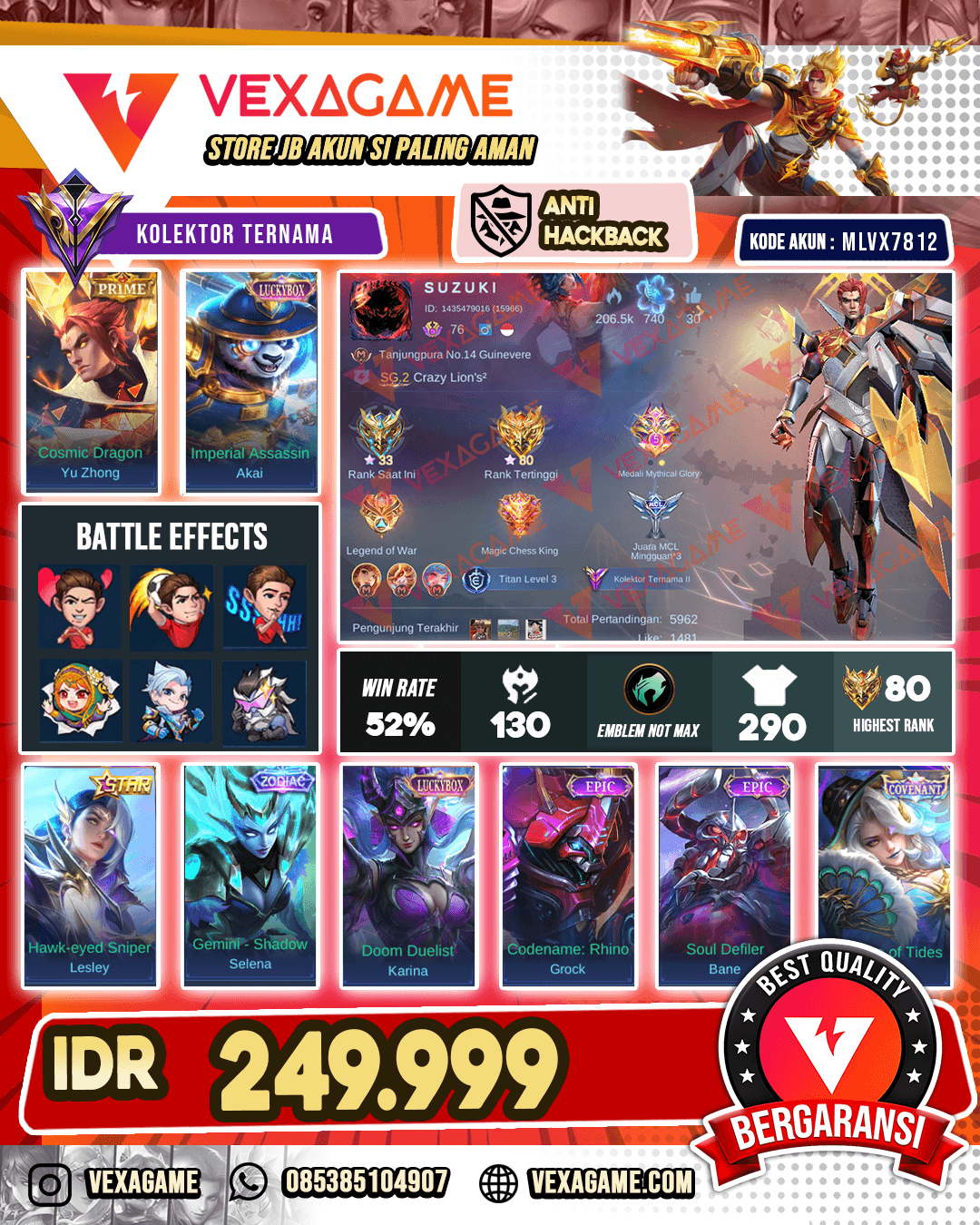 Yu Zhong Prime X 2 Luckybox