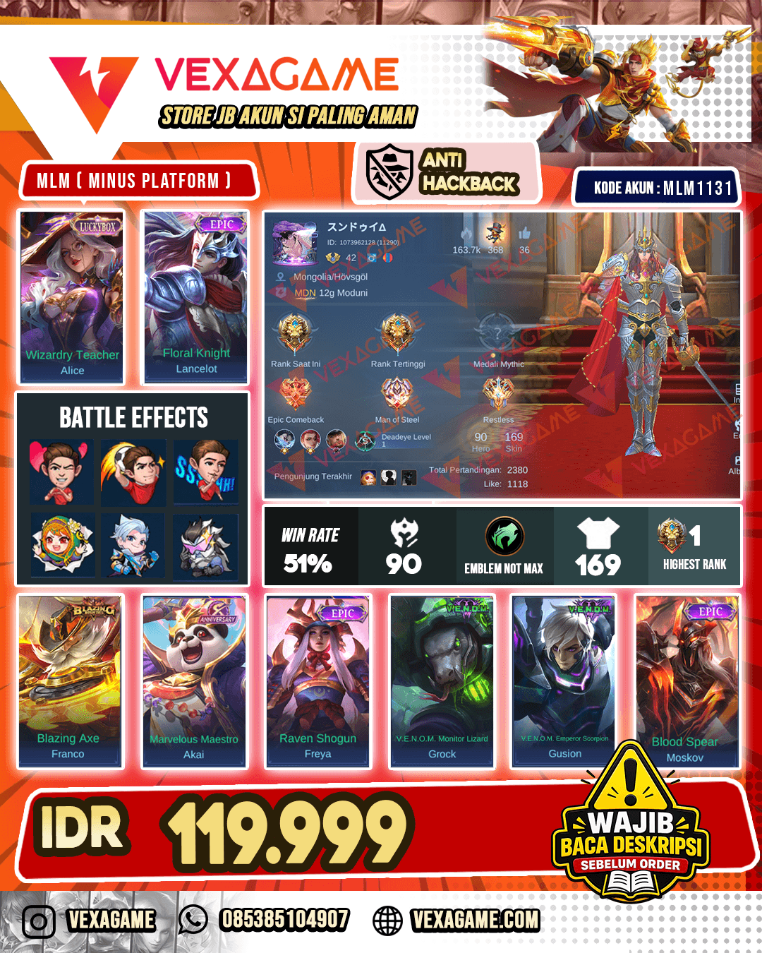 Lancelot Epic | Alice Luckybox