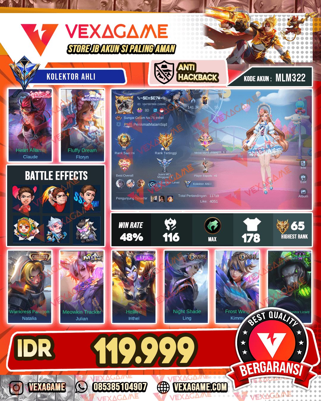Floryn Sanrio X Claude Valentine | Emblem MAX