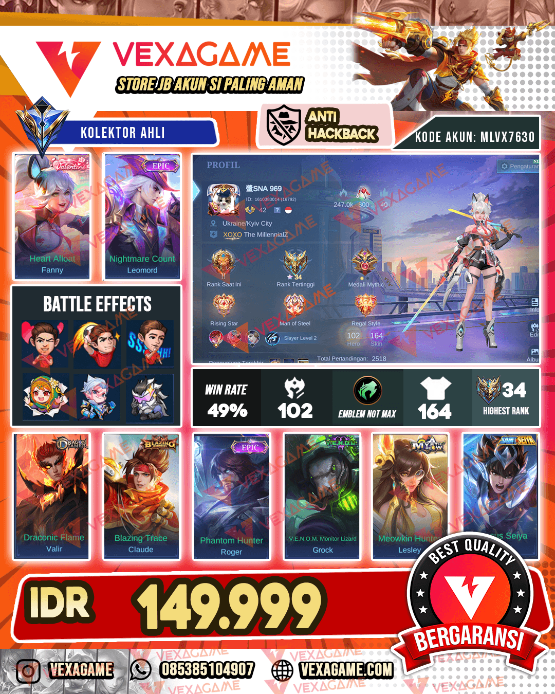 Fanny Valentine | Leomord Epic