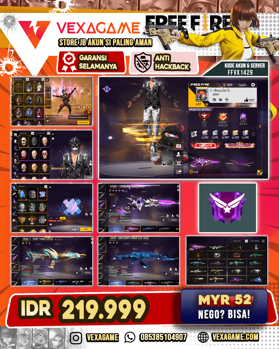 SG EVO OTW MAX | FACE JOKER V2 | VAULT OTW 200