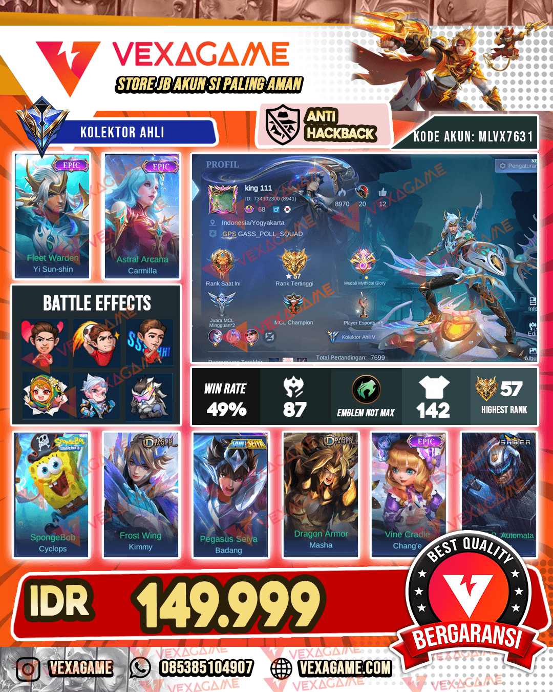 Yss Epic | Carmila Epic