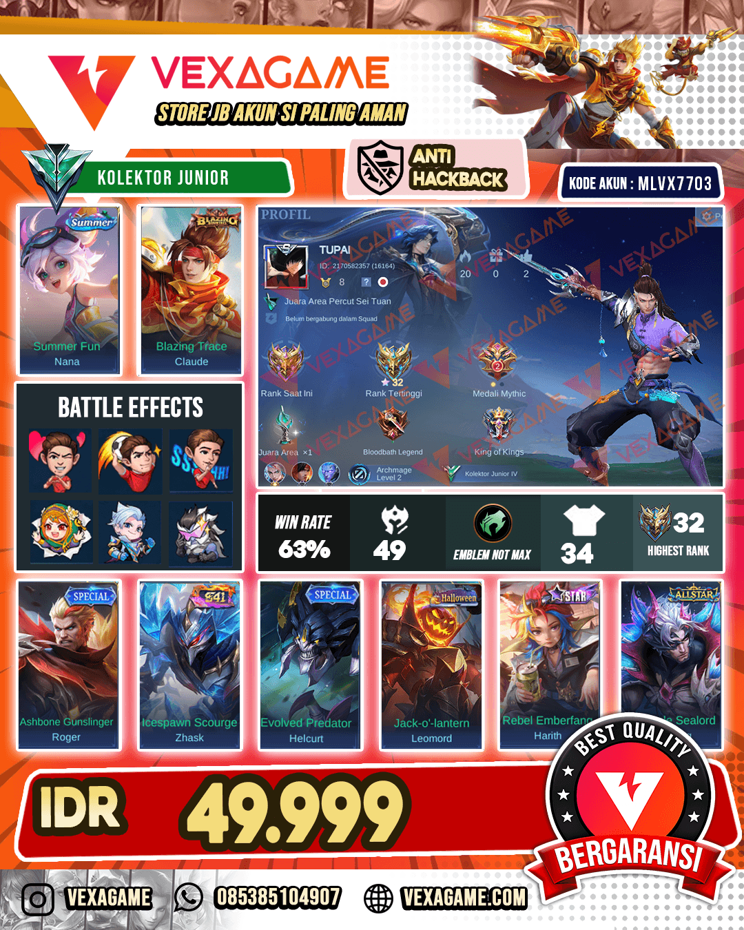 Akun Murah Harga Pelajar