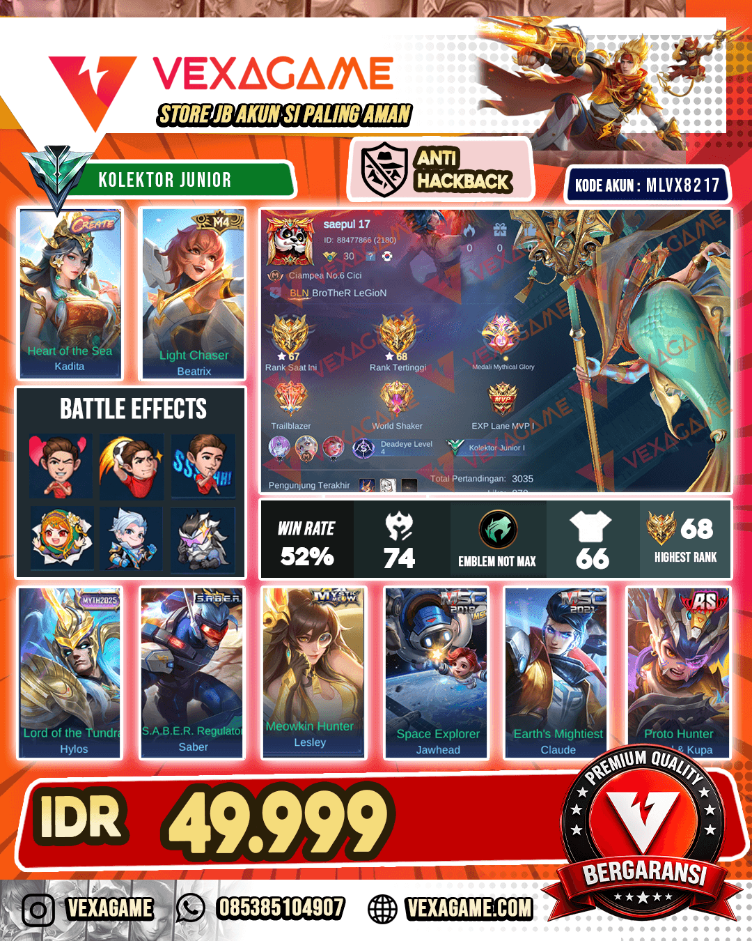Kadita Create | Beatrix M4 | Ex Glory