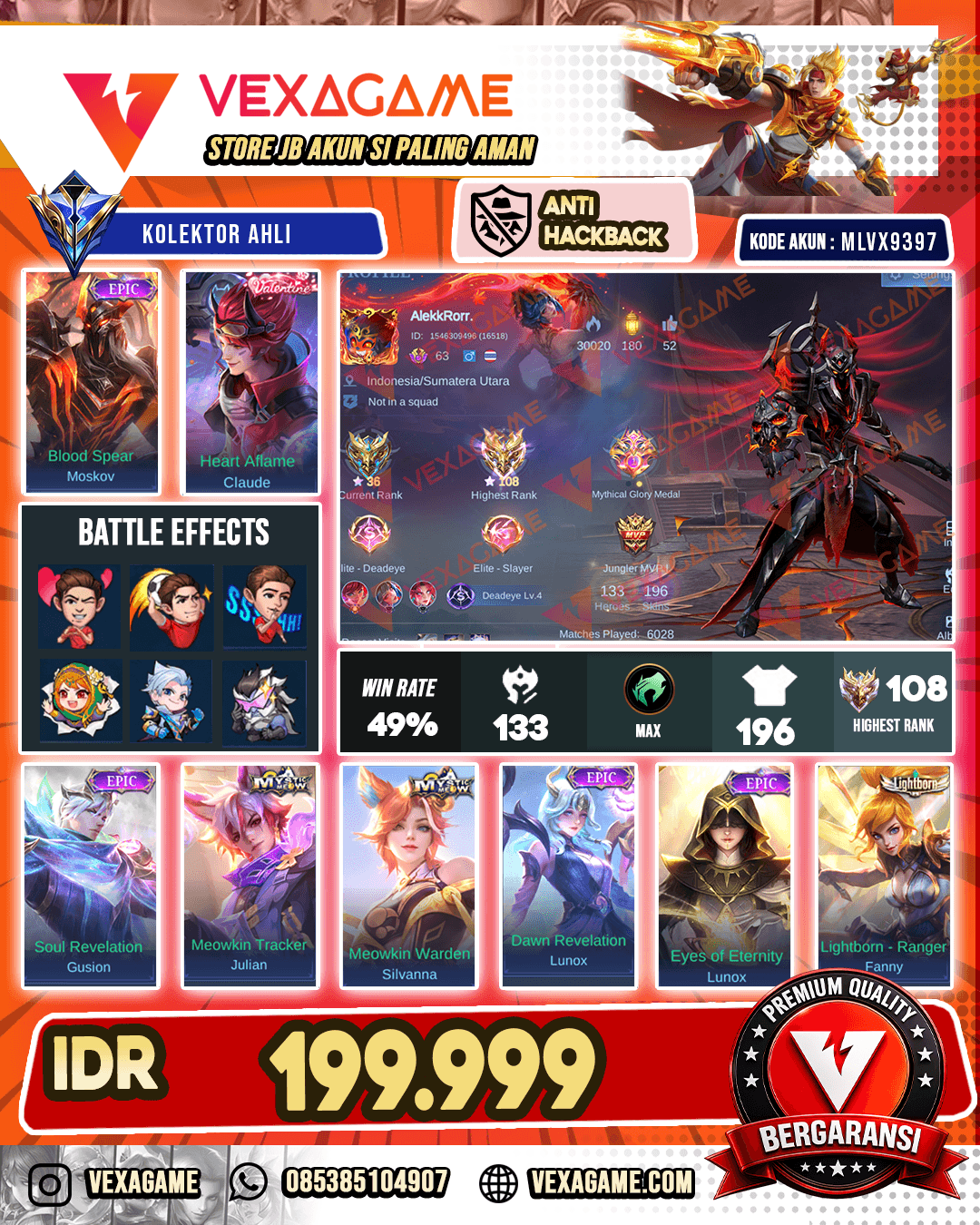 Moskov Epic | Claude Valentine Ex Immo