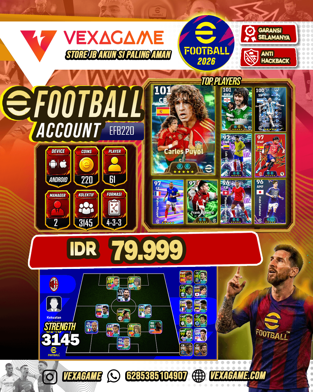 Epic Carles Puyol | Kevin Keegan | Messi Showtime | Riijakrd Epic | George Best Epic