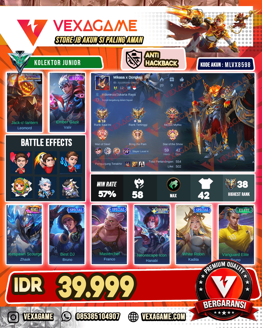 Akun Murah Harga Pelajar