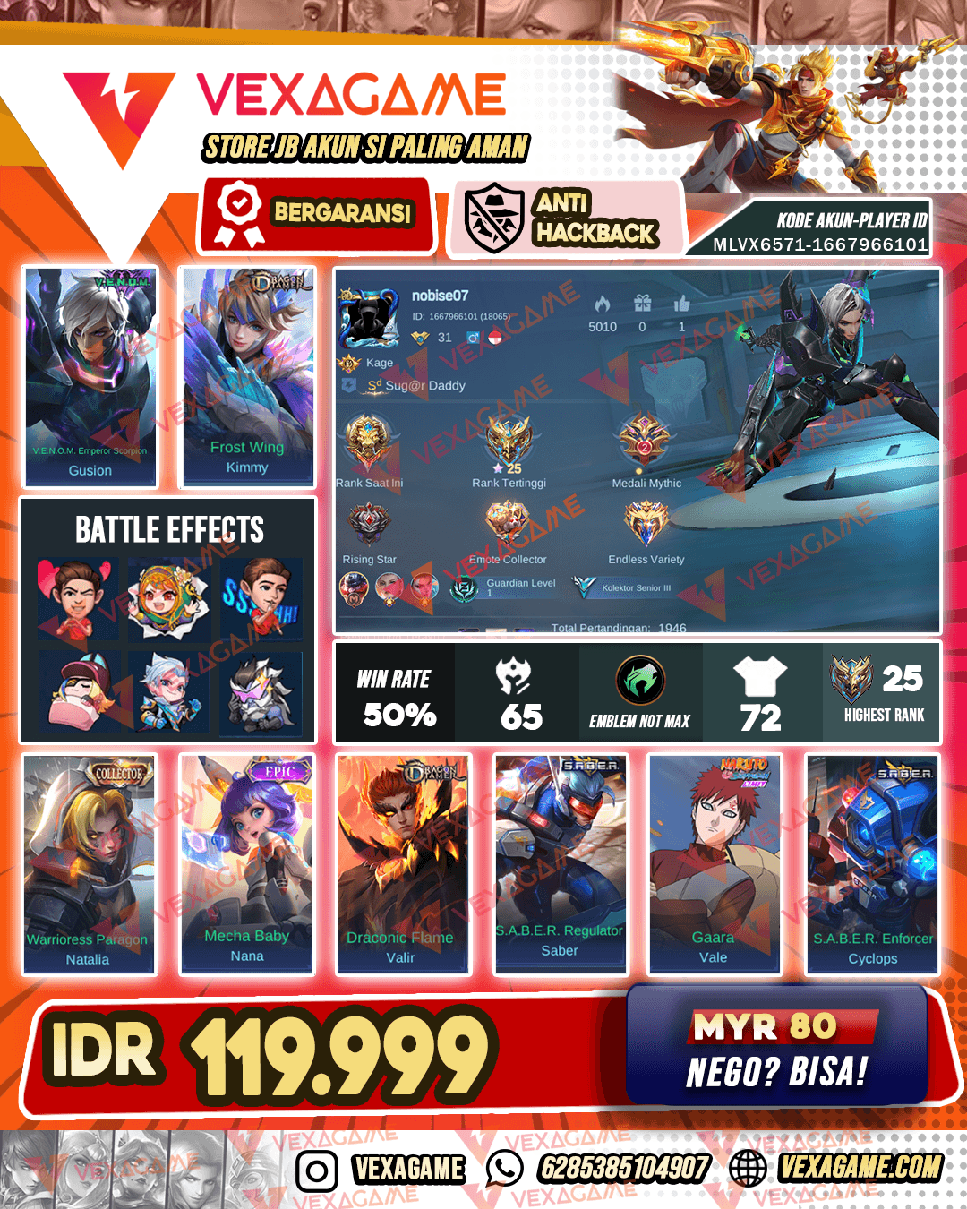 Gusion Venom | Kimmy Dragon Tamer