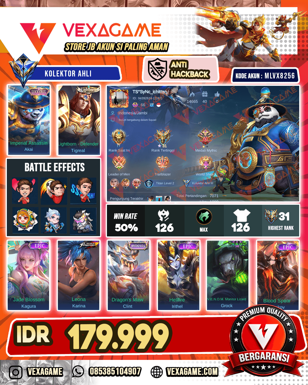 Akai Luckybox | Tigreal LIGHTBORN
