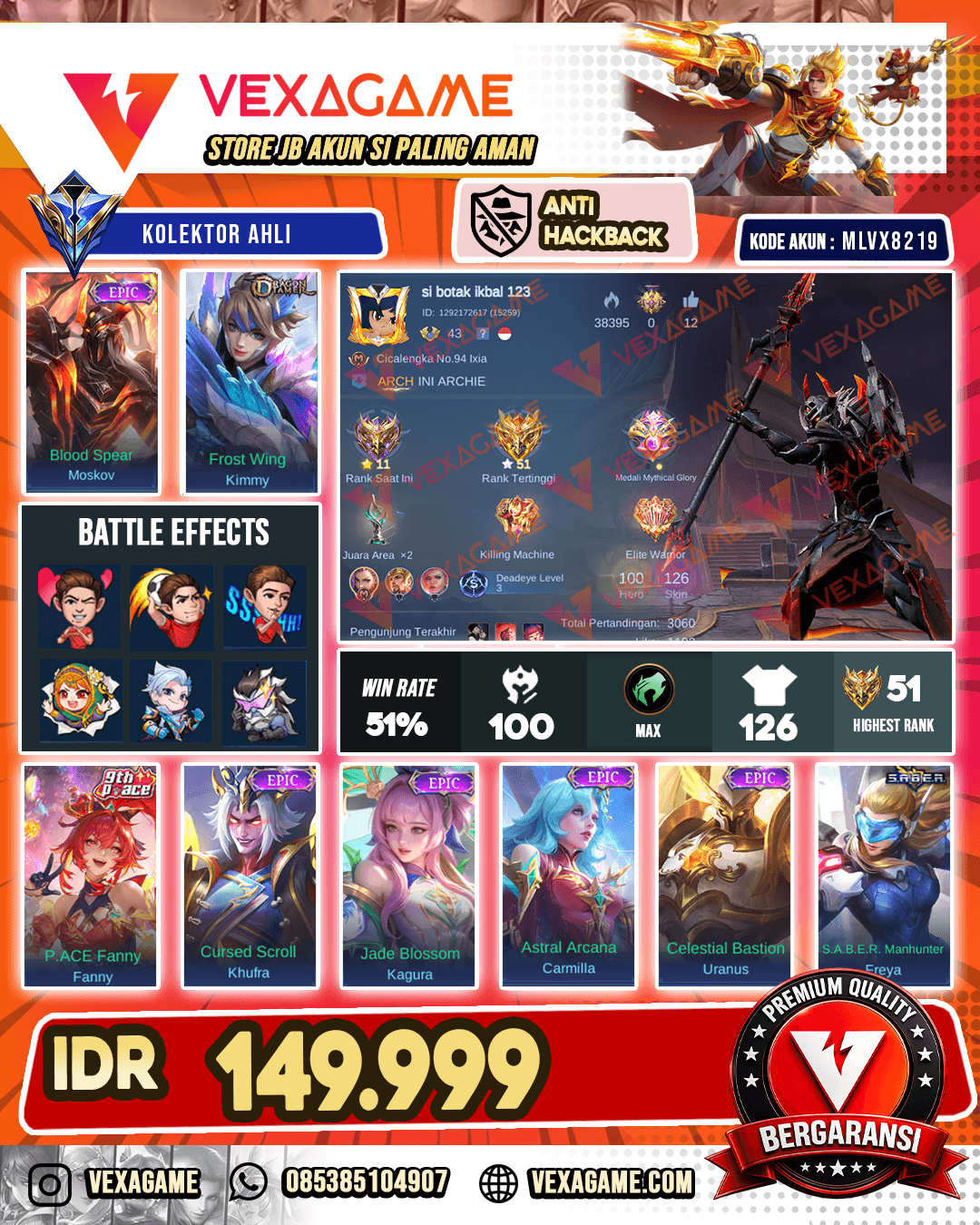 Moskov Epic X Kimmy Dragon Tamer