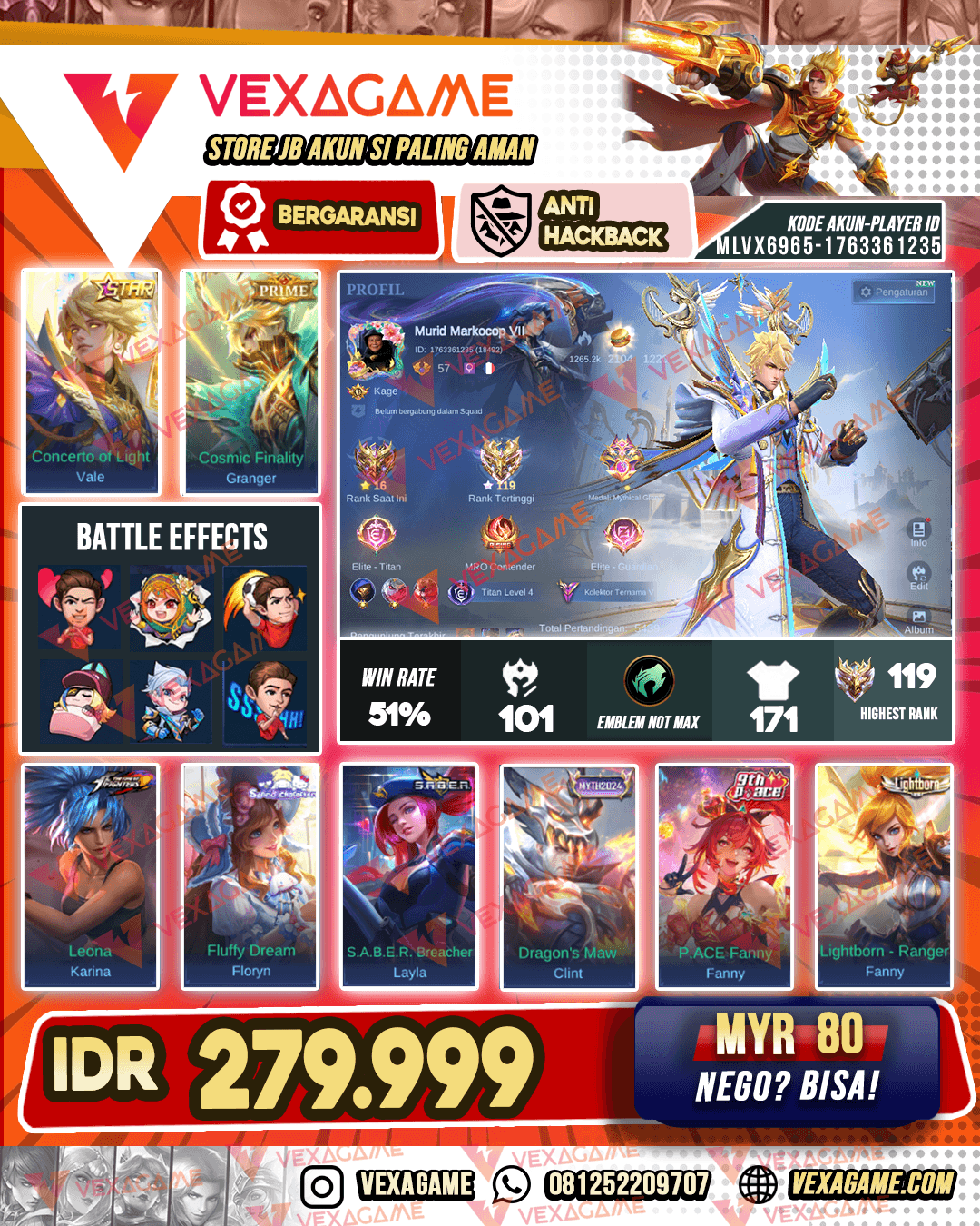 Vale Annual Star | Granger Prime | Floryn Sanrio | Ex Immo
