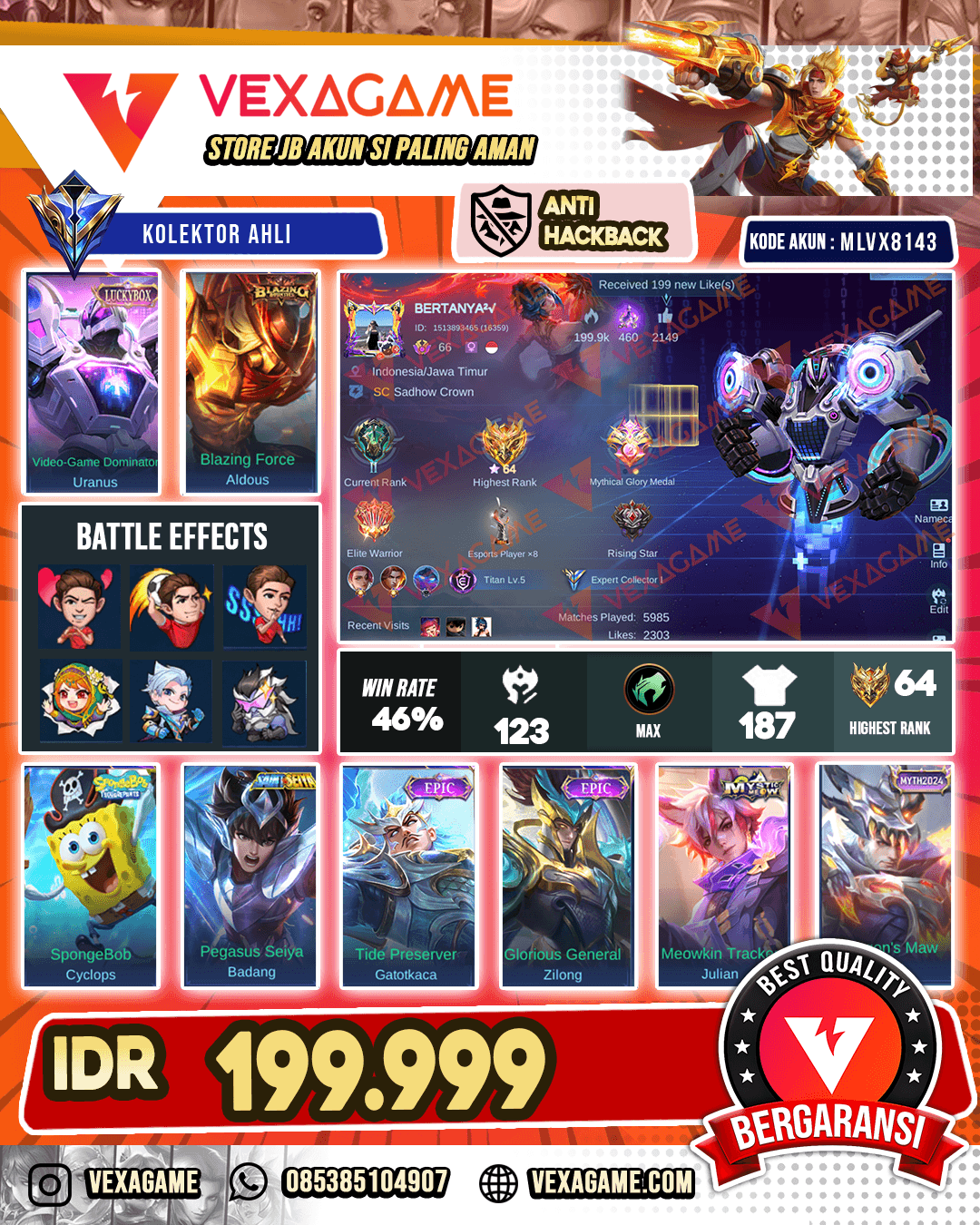 Uranus Luckybox | Aldous Blazing