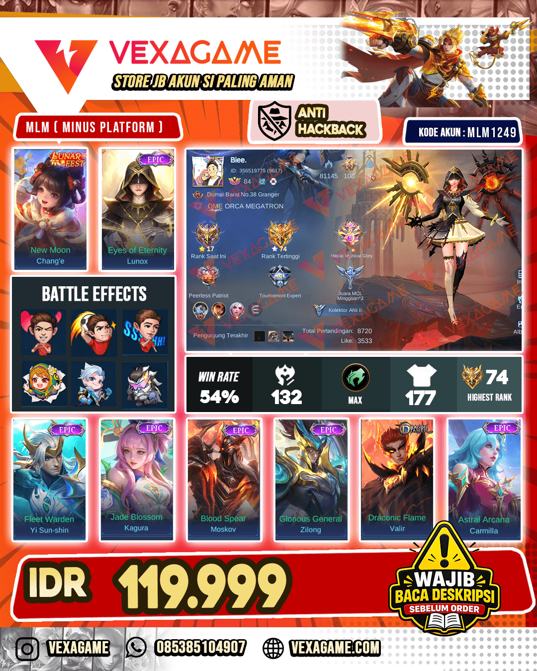 Lunox Epic X Change Lunar Fest