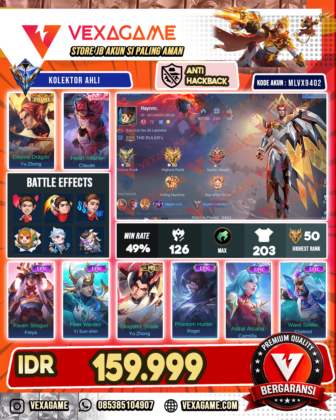 Yu Zhong Prime | Claude Valentine