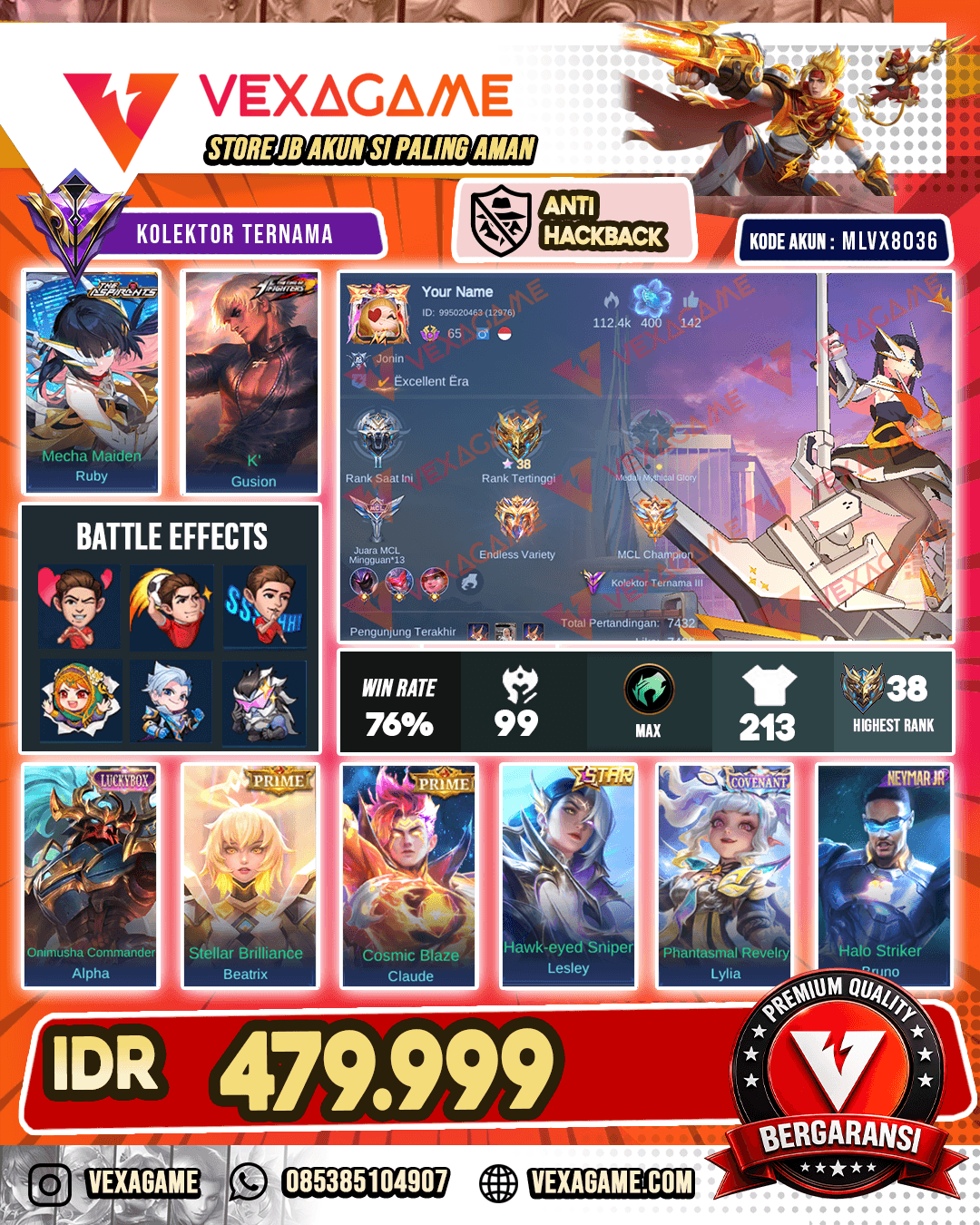 Ruby Aspirant | Gusion Kof