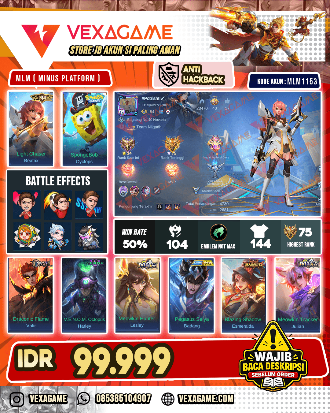 Beatrix M4 X Cyclops Spongebob