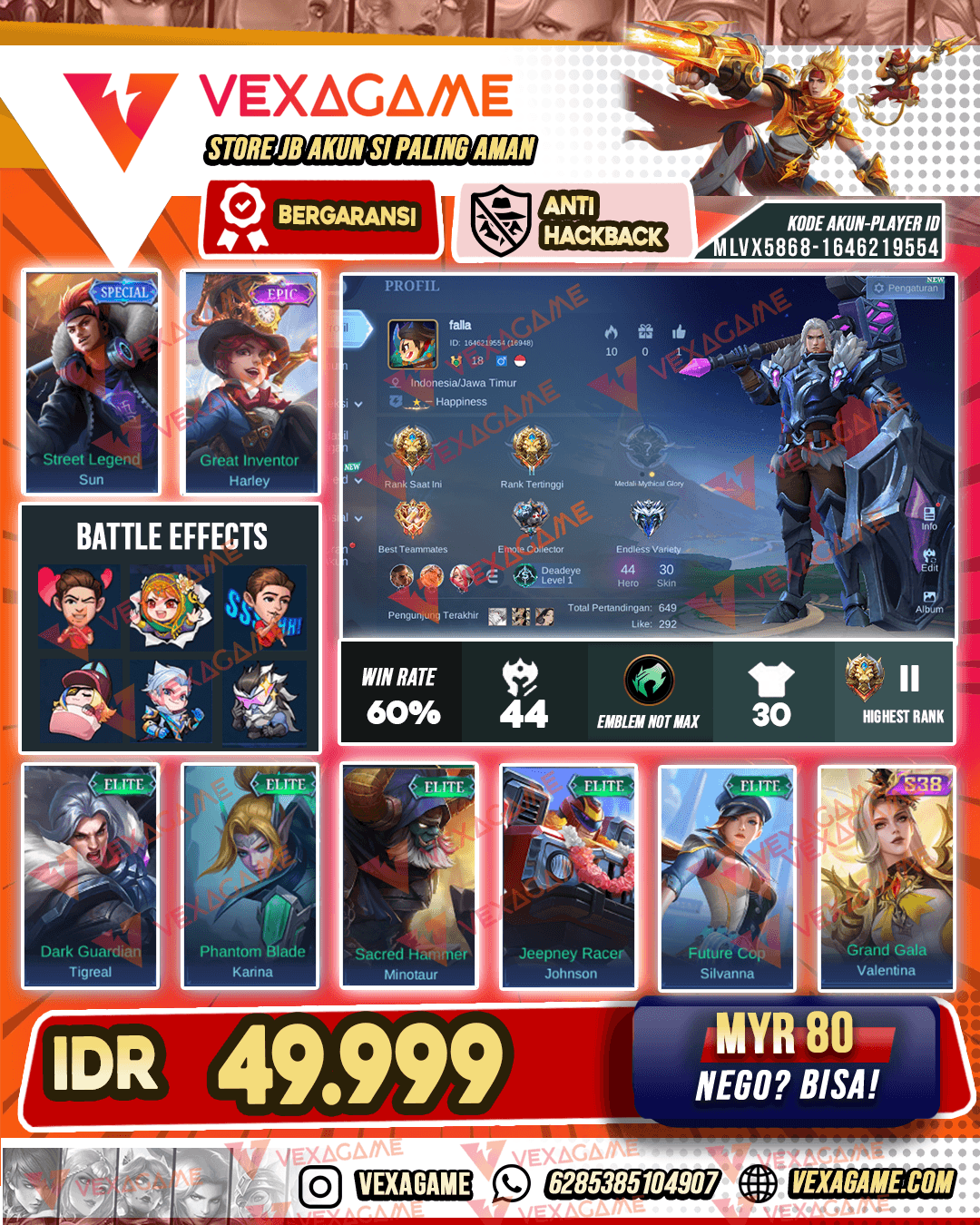 Akun Murah