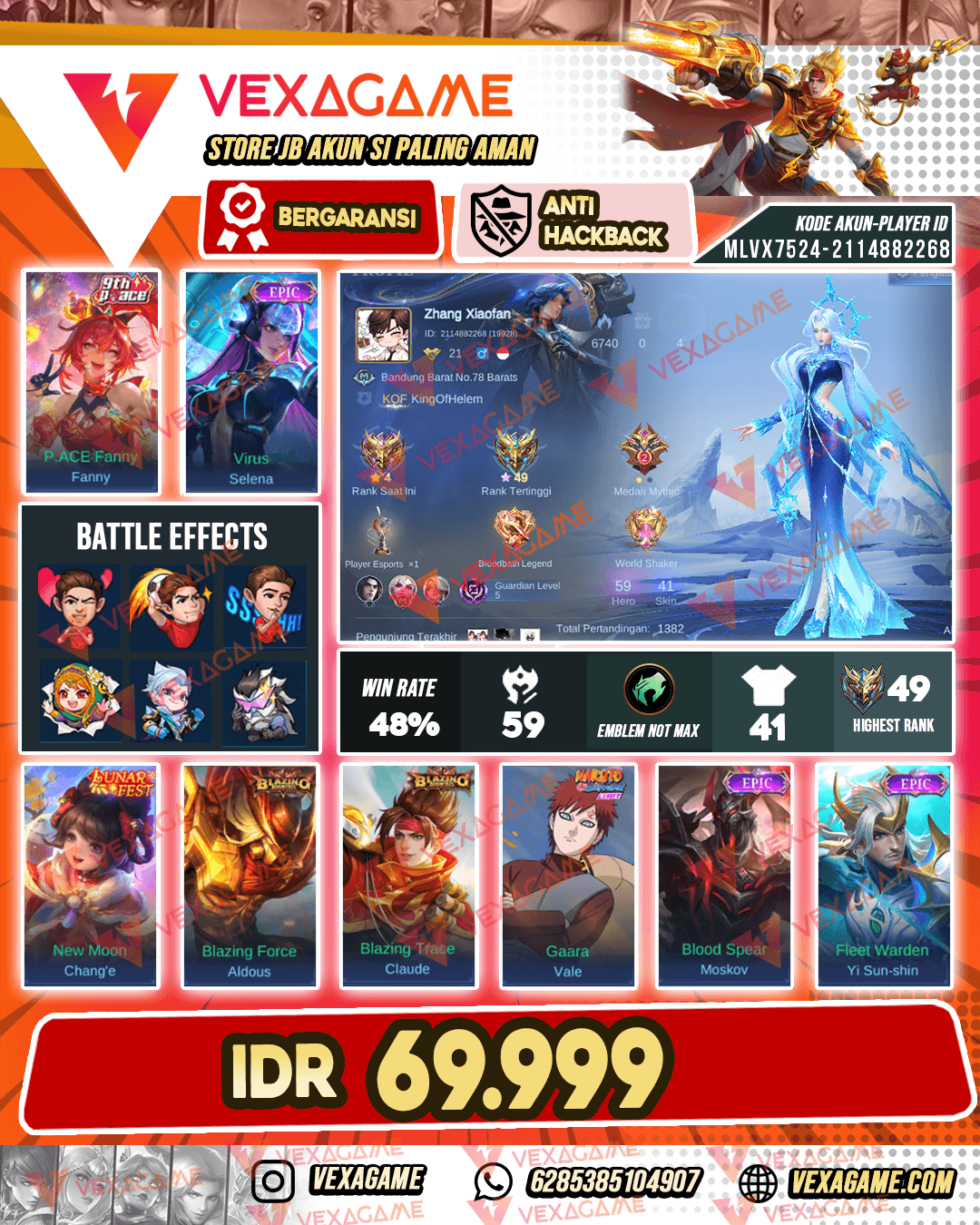 Akun Murah Harga Pelajar