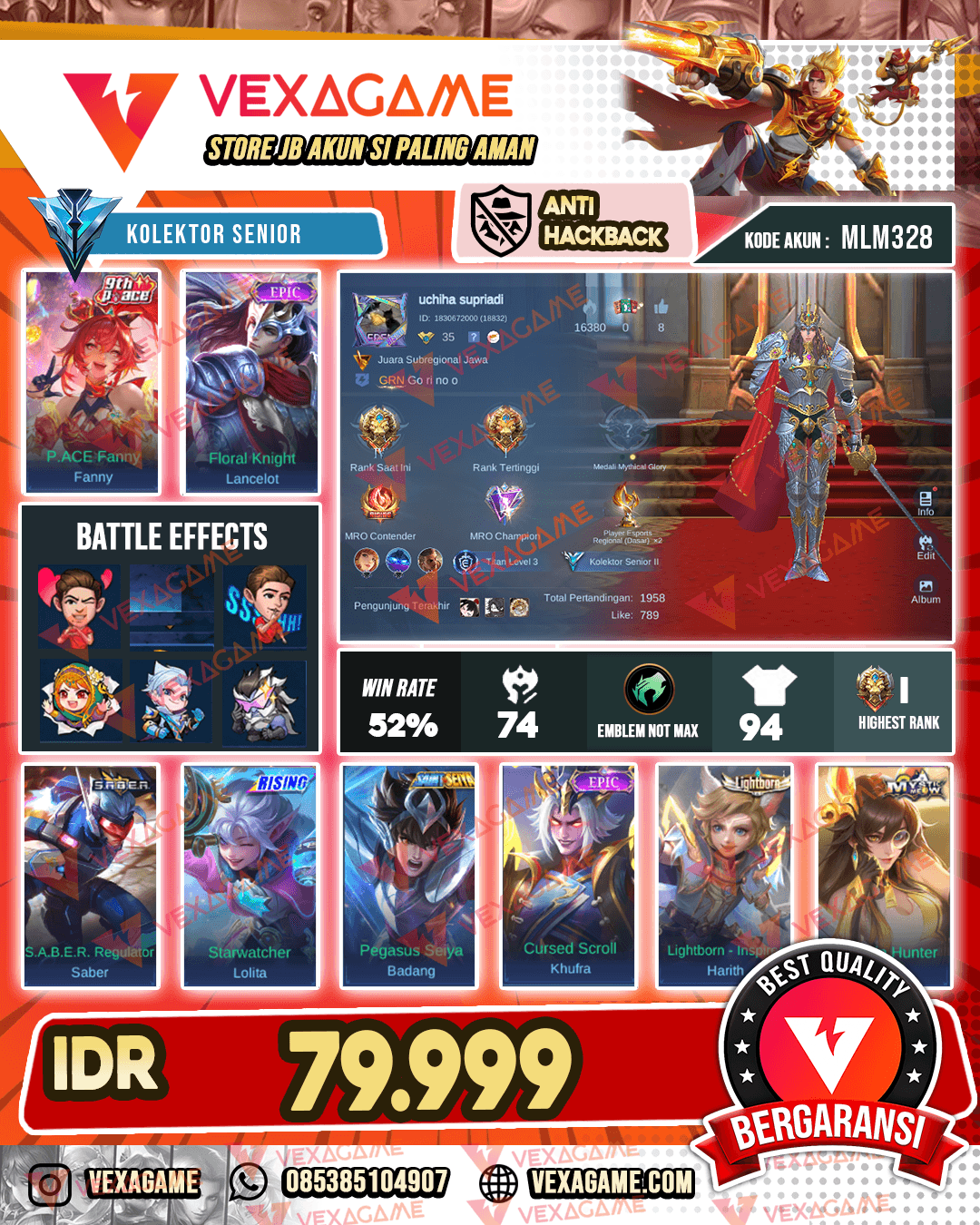 Lancelot Epic X Fanny P ACE