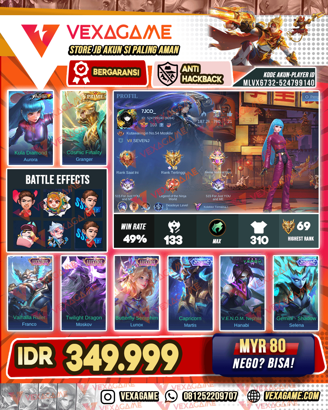 Aurora KOF | 3 Luckybox | Granger Primer