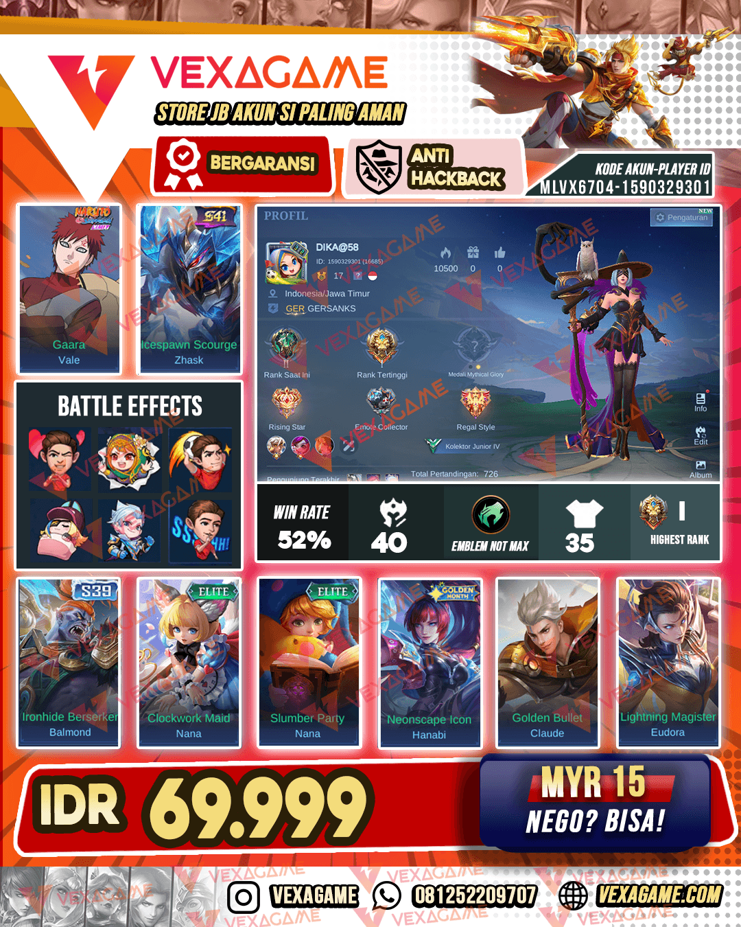 Akun Murah Harga Pelajar