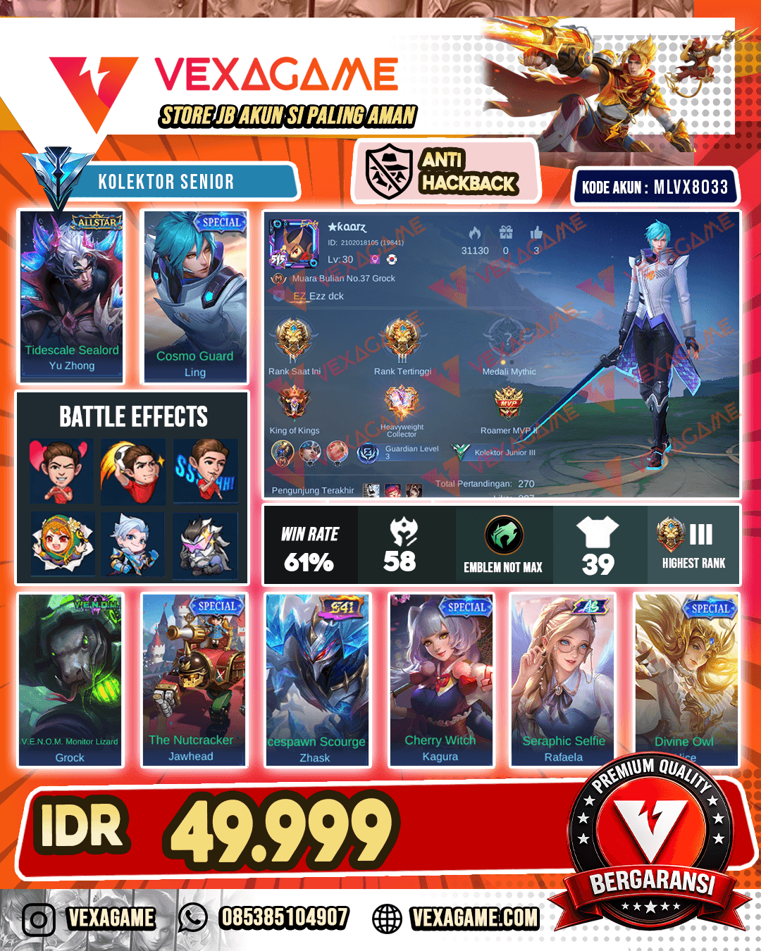 Akun Murah Harga Pelajar
