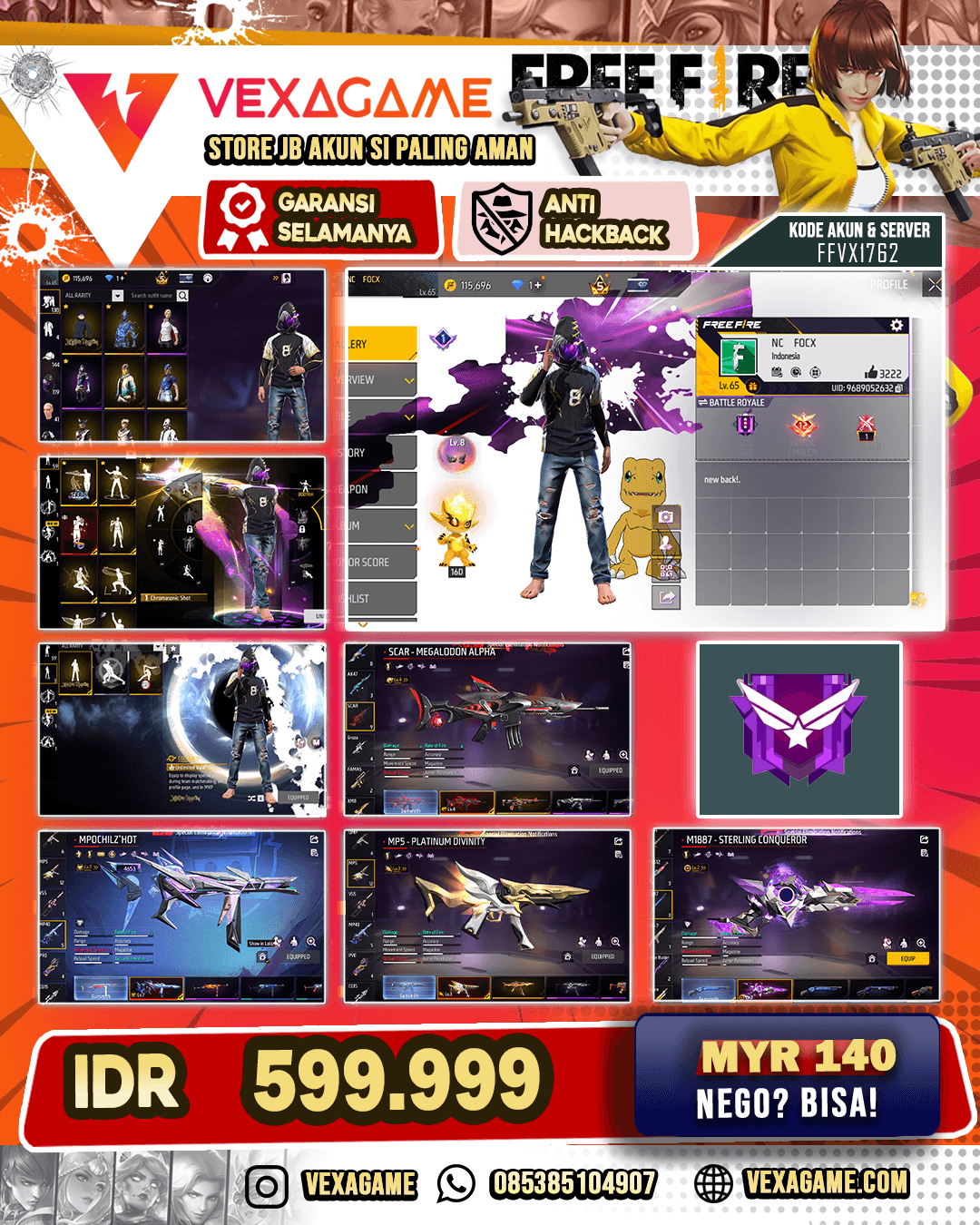 4 EVO 2 MAX | Animasi Lobby JJK | Vault 200++