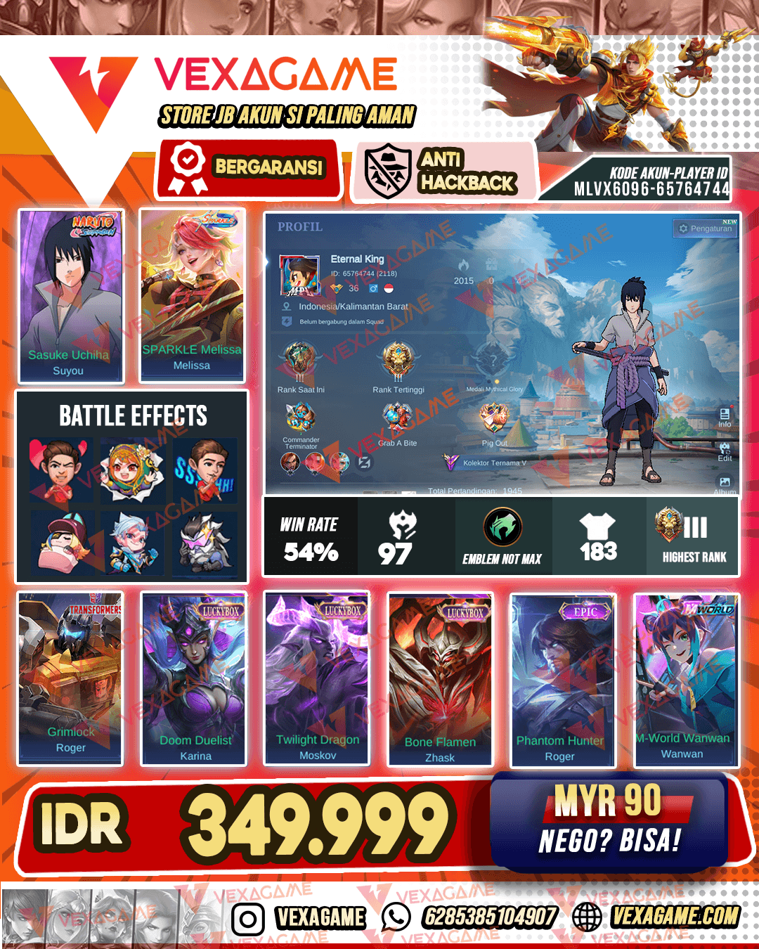 Suyou Sasuke | Melissa Sparkle | Wanwan MWORLD | 3 Luckybox