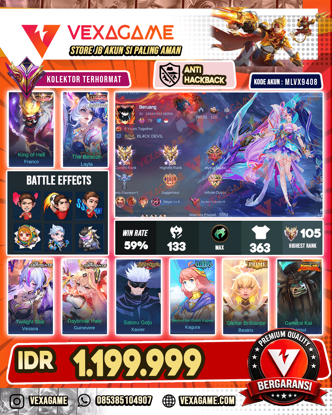 2 Legend | 2 Aspirants | Kagura Clouds | Xavier JJK