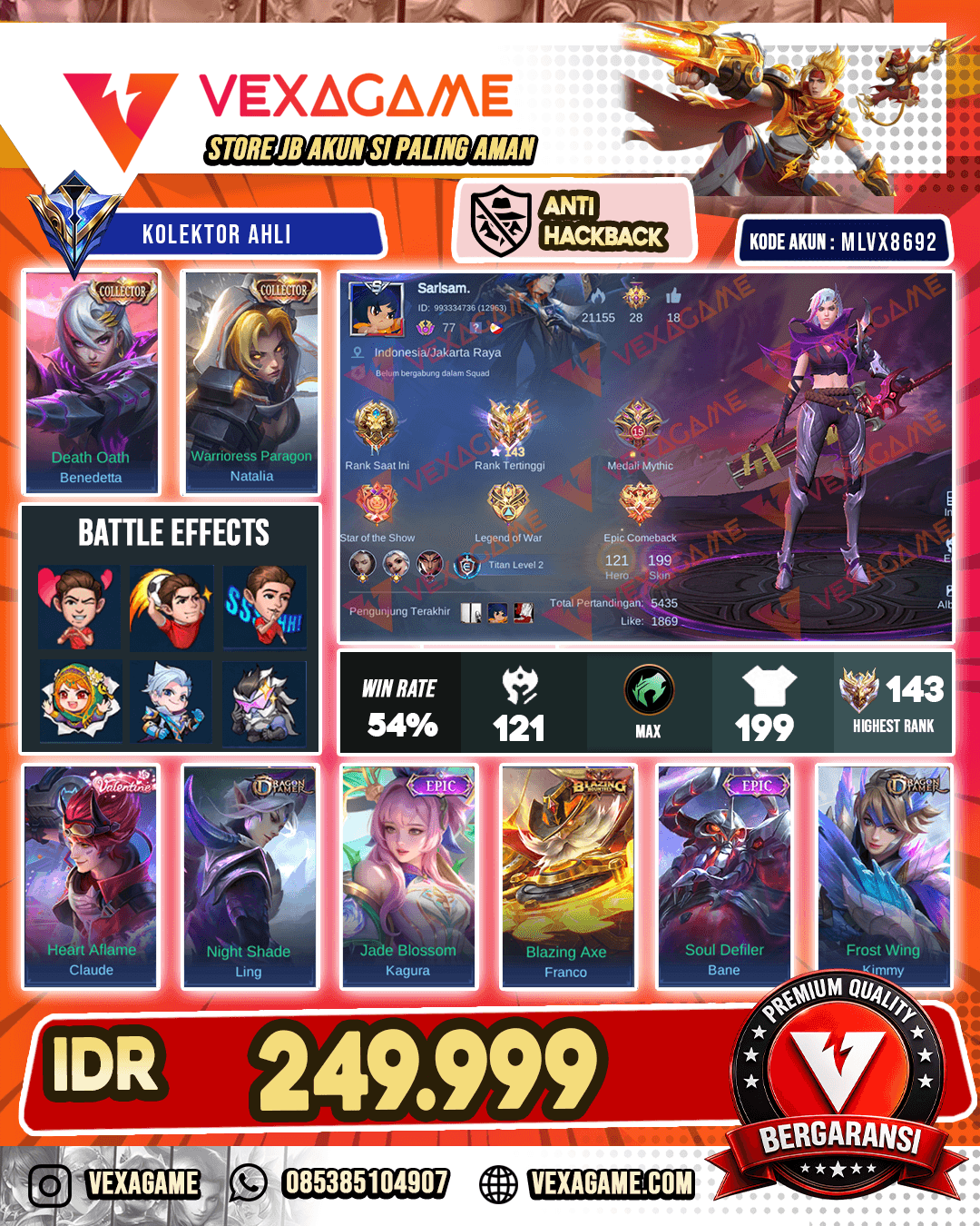 Bennedeta Collector | Natalia Collector | Ex Immo