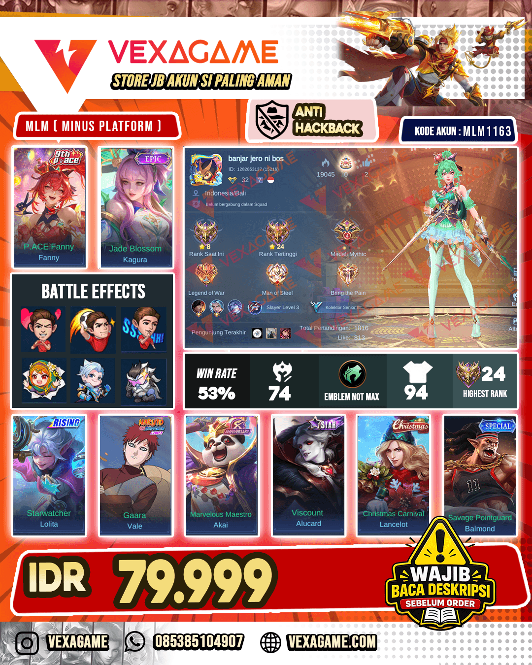Fanny P Ace X Kagura Epic