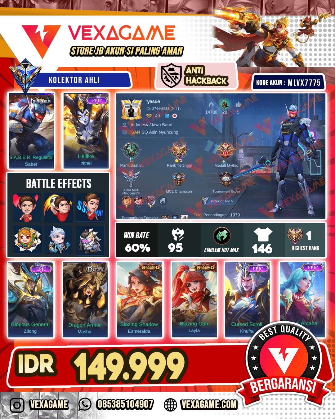 Saber Saber | Irithel Epic