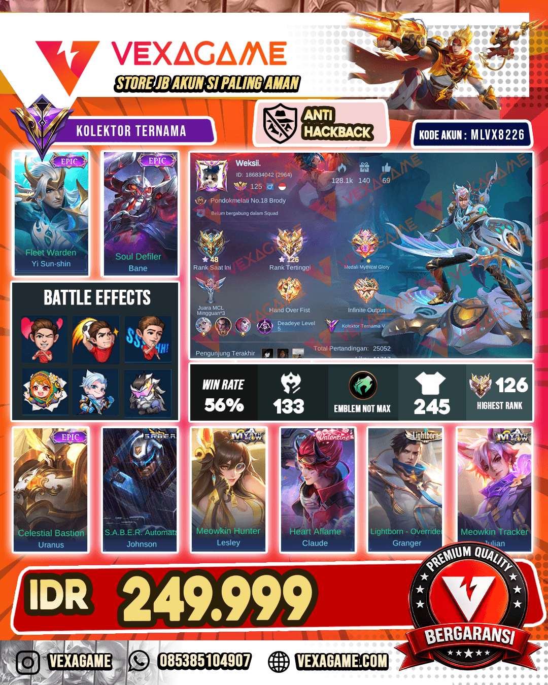 Yss Epic | Bane Epic Ex Immortal