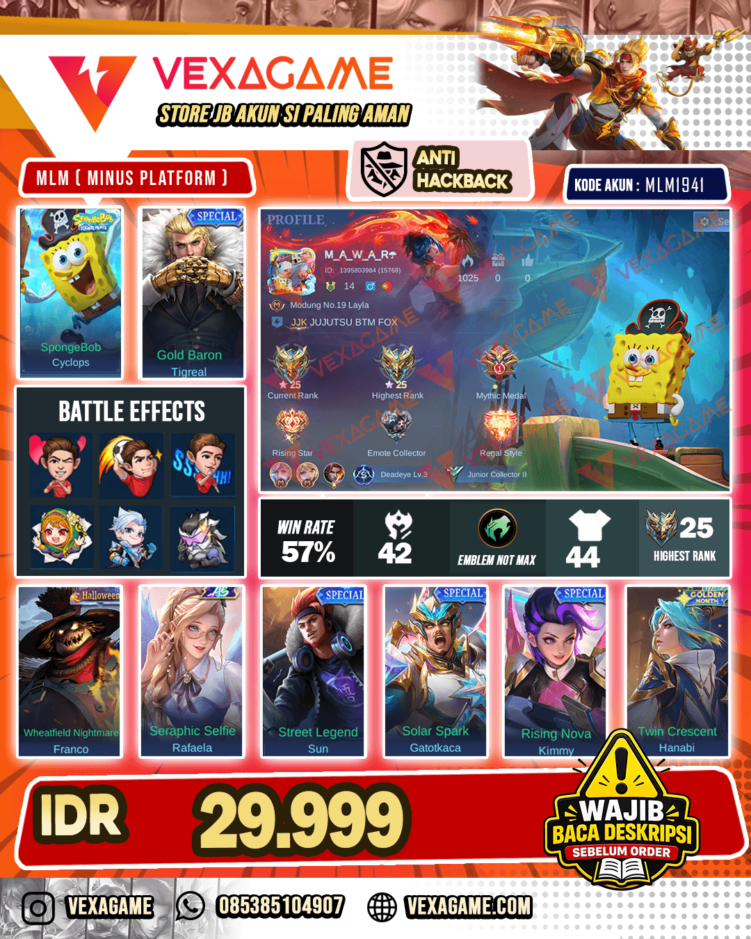 Cyclops Spongebob Murah